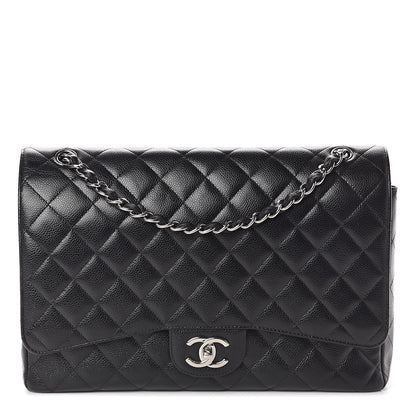 Chanel Caviar Quilted Maxi Double Flap Black 1 of 9