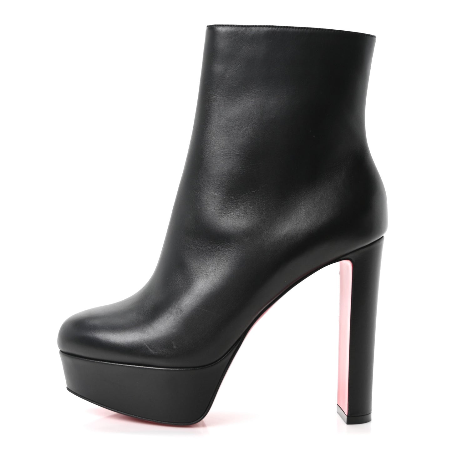 Calfskin Loo Booty 130 Ankle Boots 38 Black
