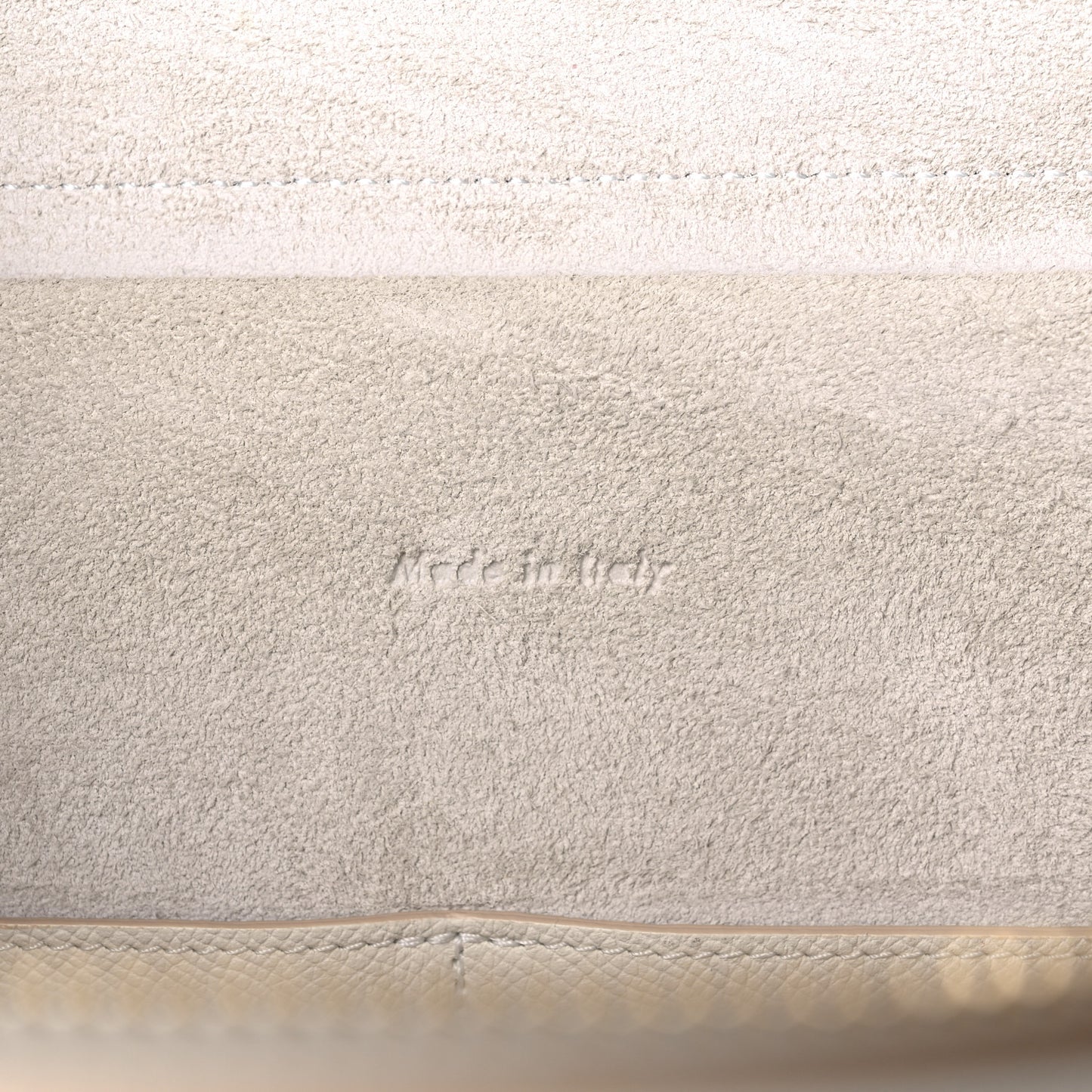 Grained Calfskin Mini Belt Bag White