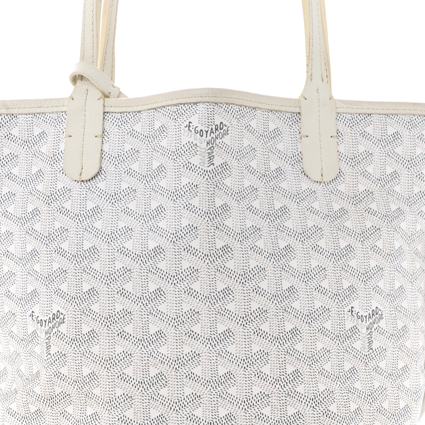 Goyardine Reversible Mini Anjou White