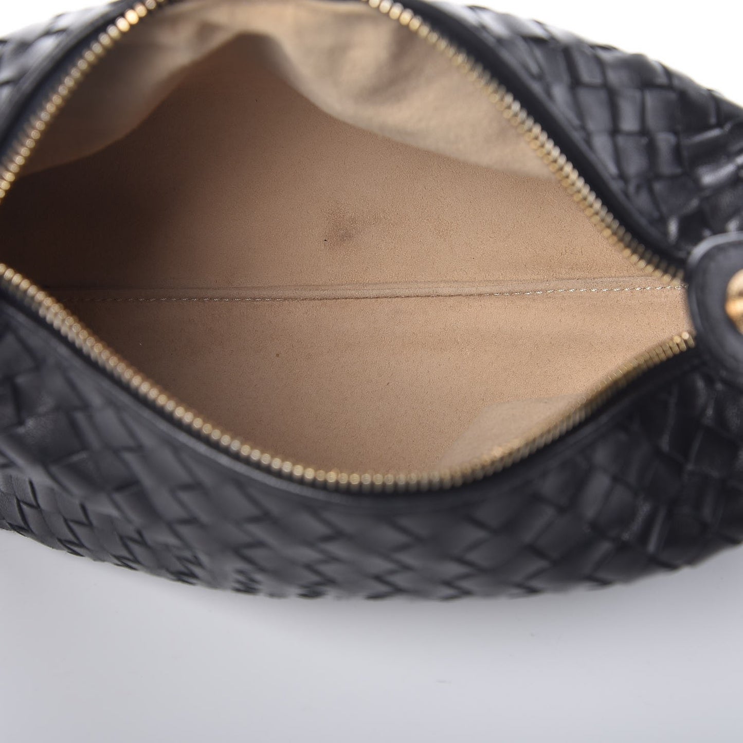 Nappa Intrecciato Large Cosmetic Case Black