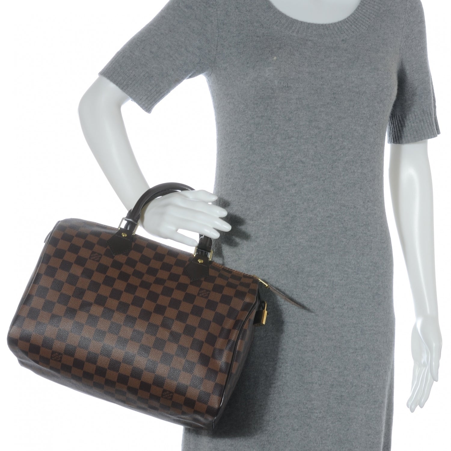 Louis Vuitton Damier Ebene Speedy 30 2 of 9