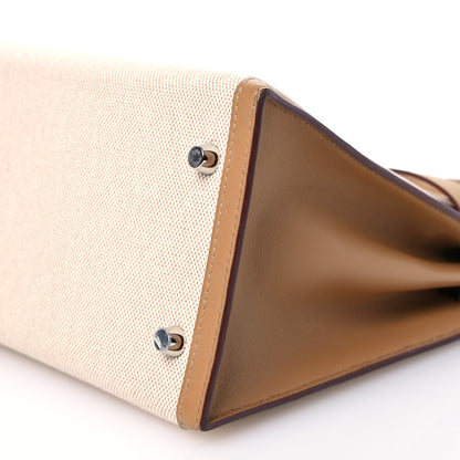 Hermes Toile H Swift Kelly Sellier 28 Ecru Biscuit 10 of 14