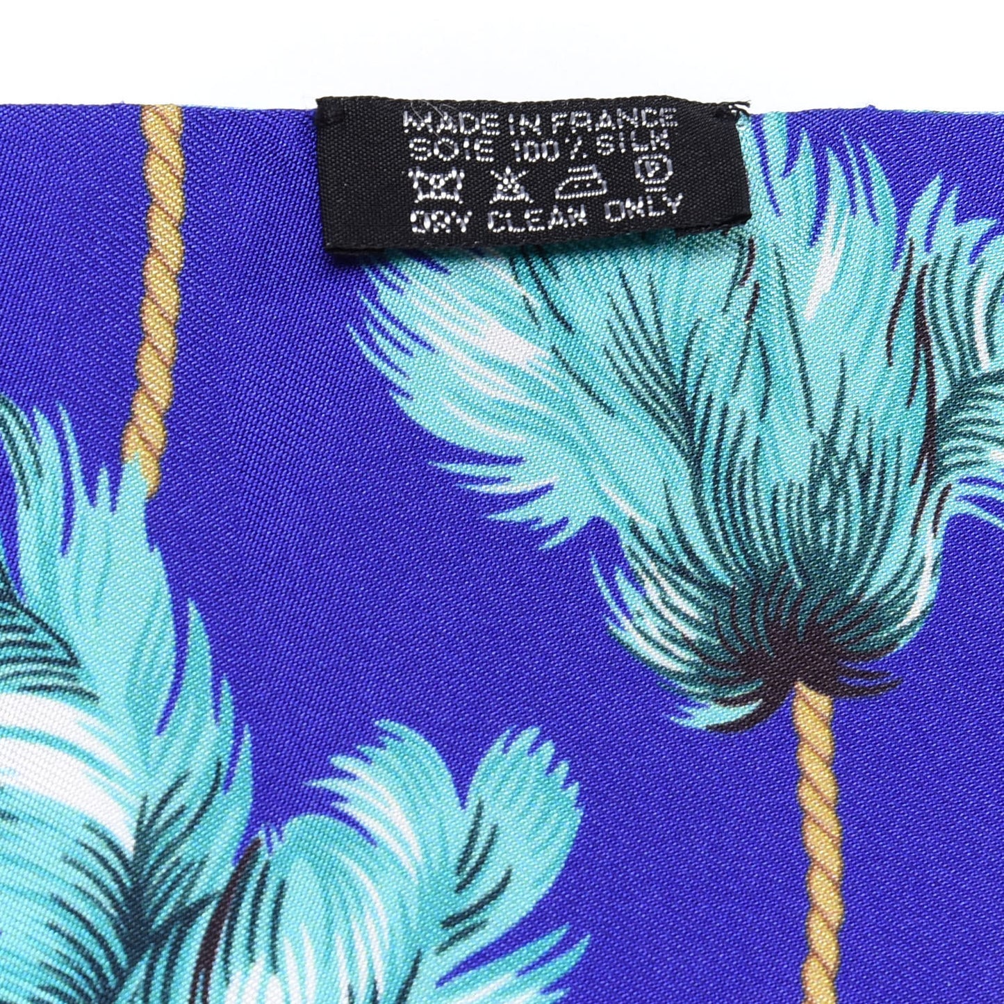 Silk Brazil Maxi Twilly Encre Turquoise Bronze