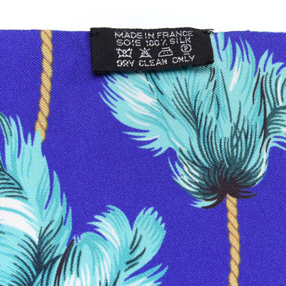Hermes Silk Brazil Maxi Twilly Encre Turquoise Bronze 3 of 4
