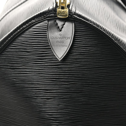 Louis Vuitton Epi Keepall 55 Black 5 of 11