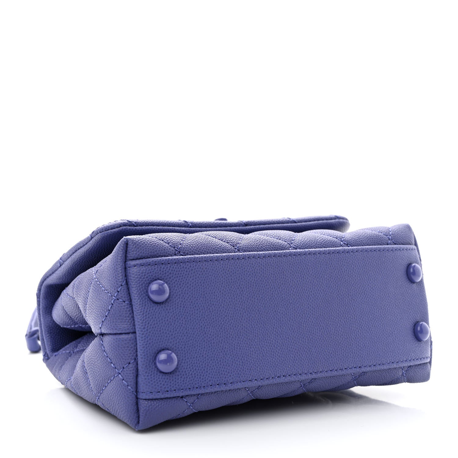 Chanel Caviar Quilted Incognito Extra Mini Coco Handle Flap Purple 4 of 11
