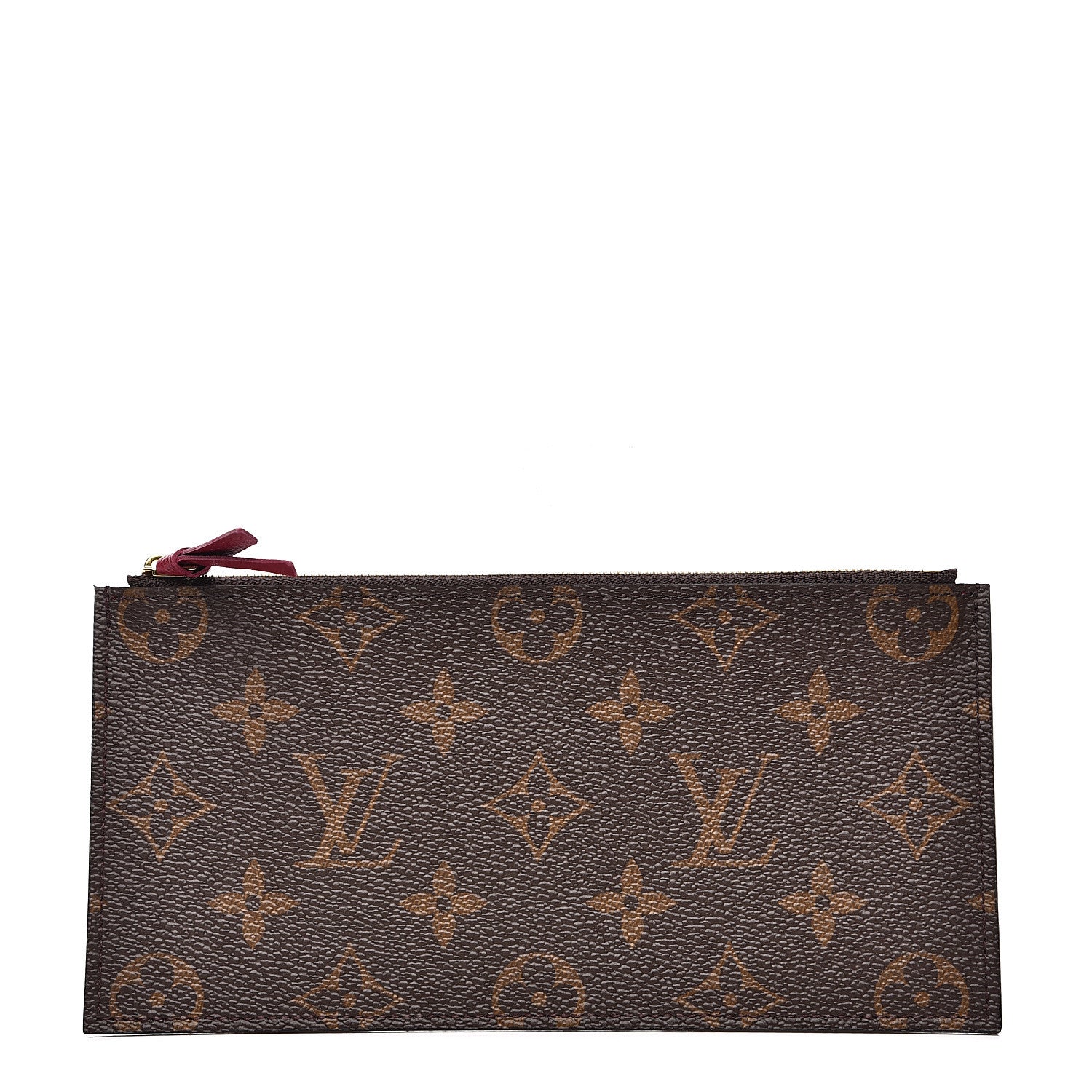 Louis Vuitton Monogram Felicie Chain Wallet Zippered Insert Fuchsia 1 of 5
