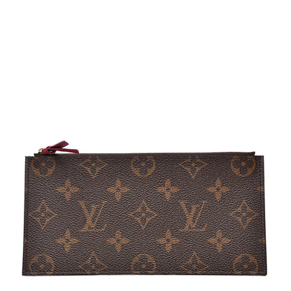 Louis Vuitton Monogram Felicie Chain Wallet Zippered Insert Fuchsia 1 of 5