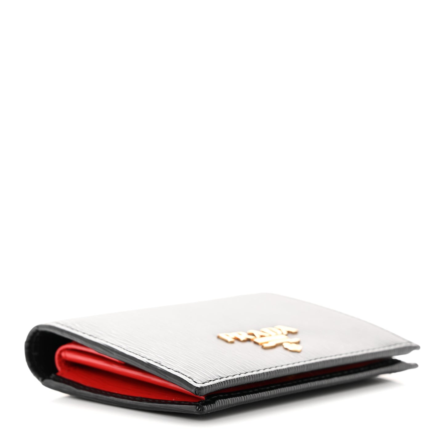 Vitello Move Bi-Fold Card Holder Wallet Black Lacca