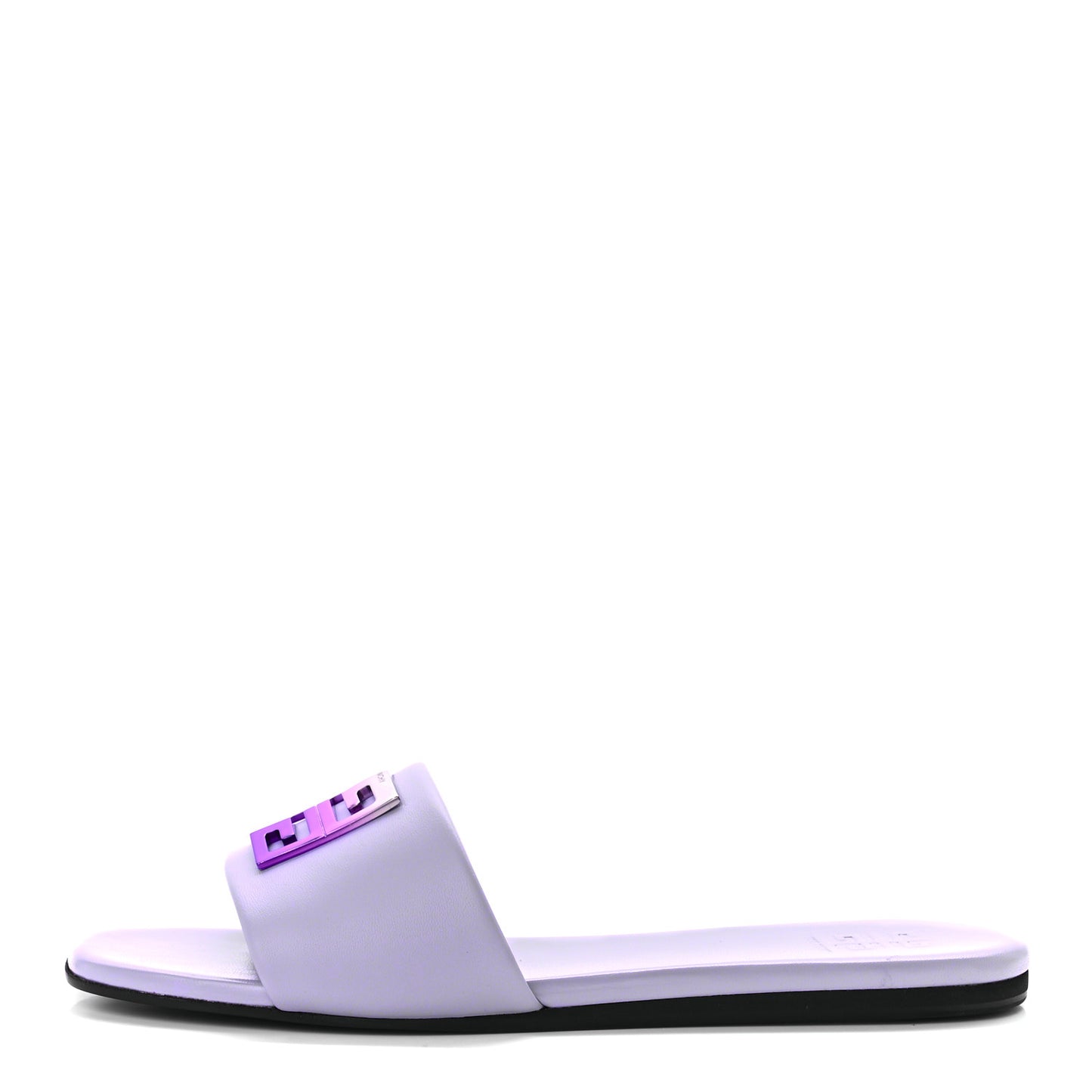 Lambskin 4G Flat Sandals 40 Lilac