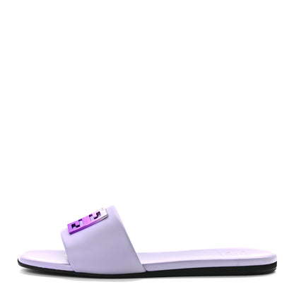 Givenchy Lambskin 4G Flat Sandals 40 Lilac 1 of 9