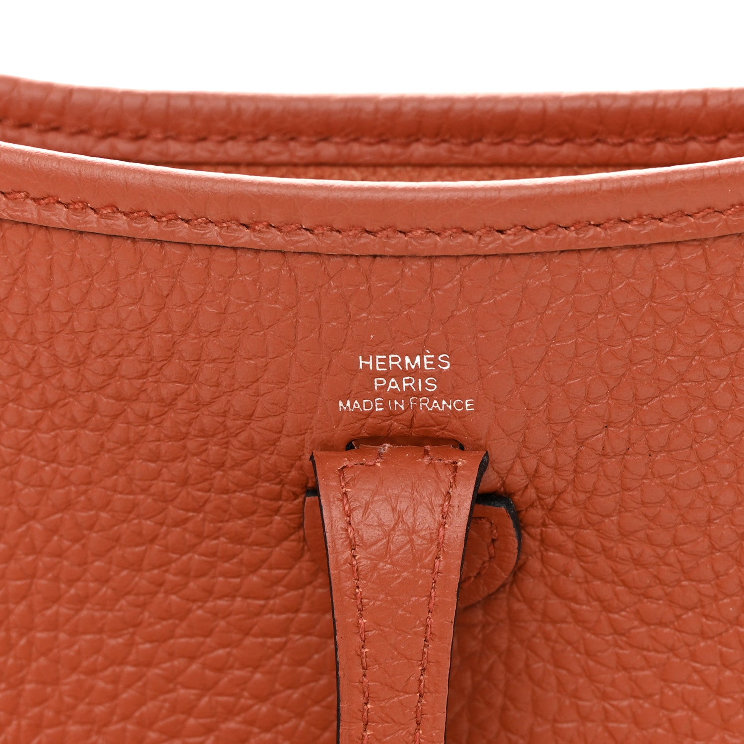 Hermes Taurillon Clemence Amazone Evelyne TPM Cuivre Magnolia 6 of 11