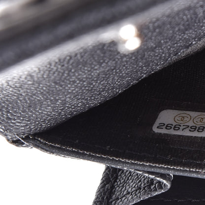 Chanel Caviar Quilted Small Boy Flap Wallet Anthracite 8 of 10