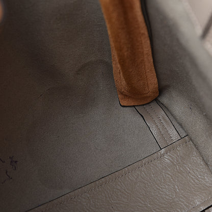 Chloe Smooth Calfskin Medium Milo Shopping Tote Motty Grey 13 of 18