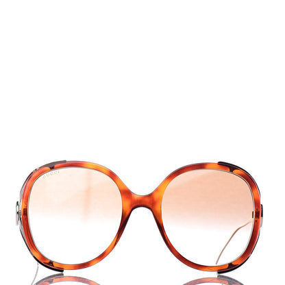 Gucci Round Frame Injected GG0226S Sunglasses Brown 2 of 8