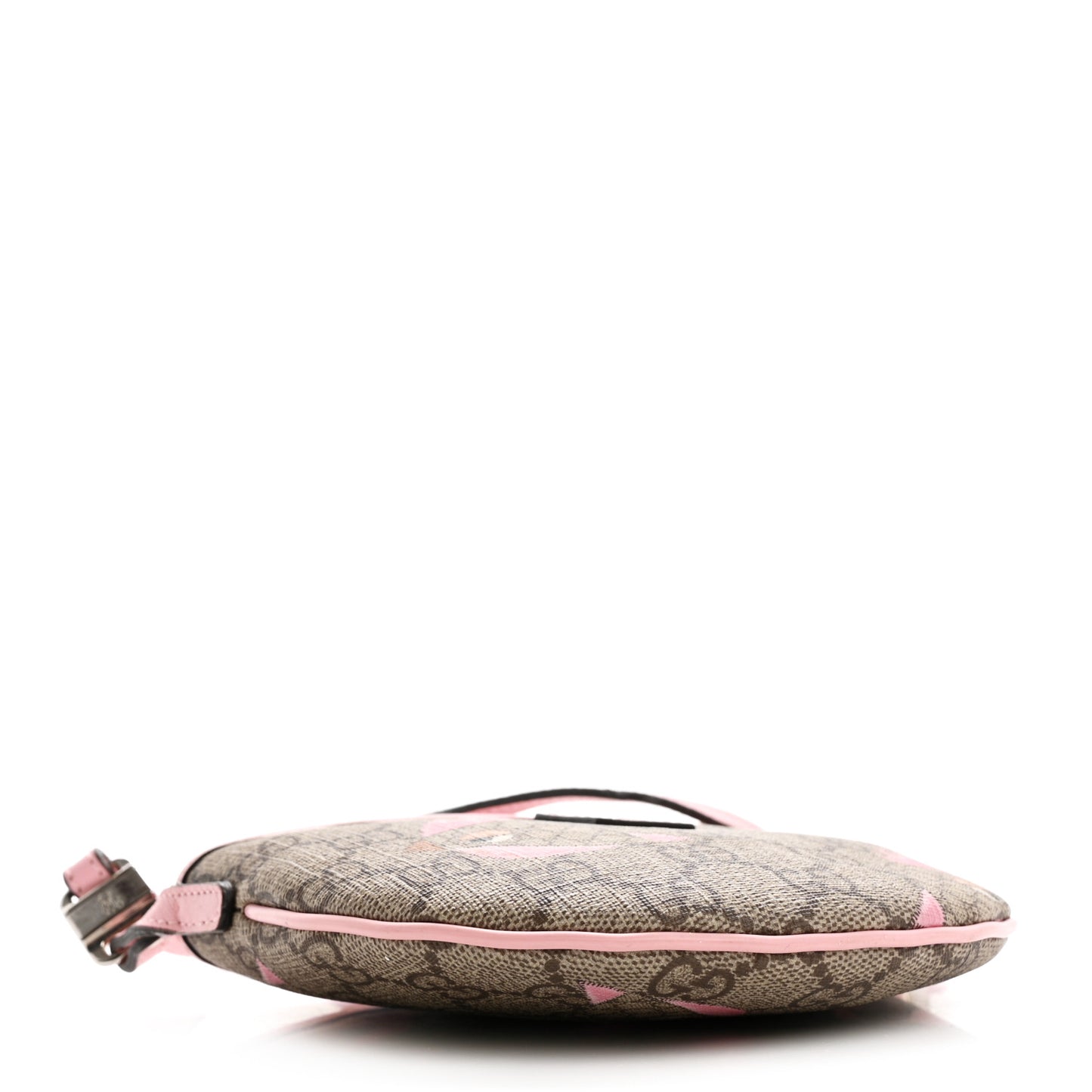 GG Monogram Childrens Mini Zoo Bird Pappagallo Shoulder Bag Pink