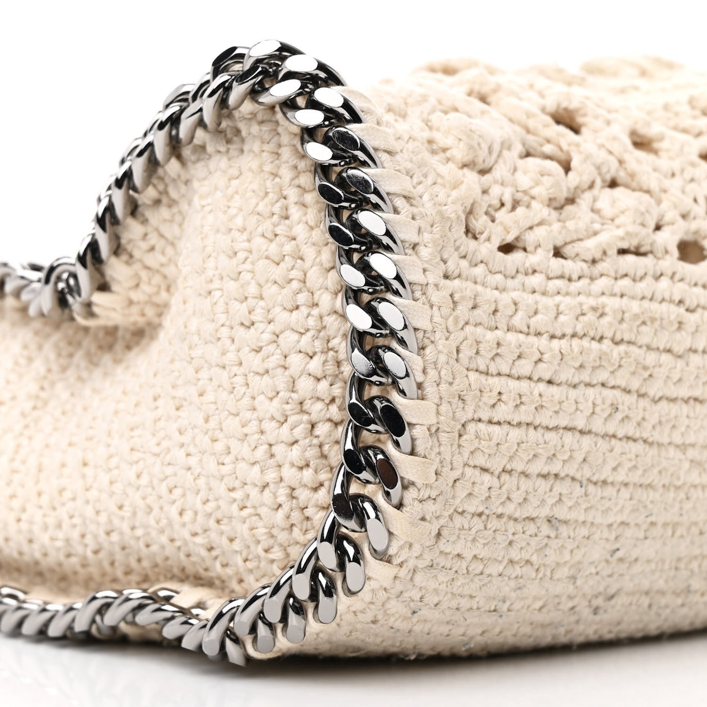 Mini Falabella Fold Over Tote Natural