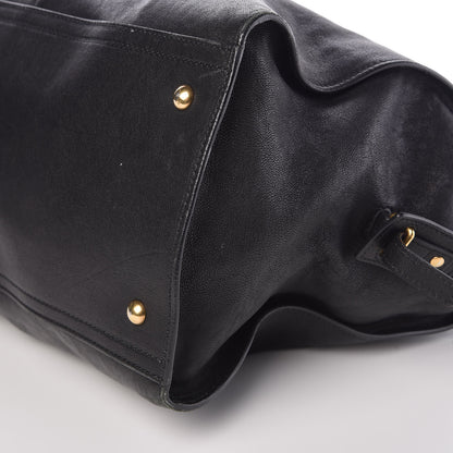 Saint Laurent Sheepskin Large Cabas ChYc Black 11 of 12