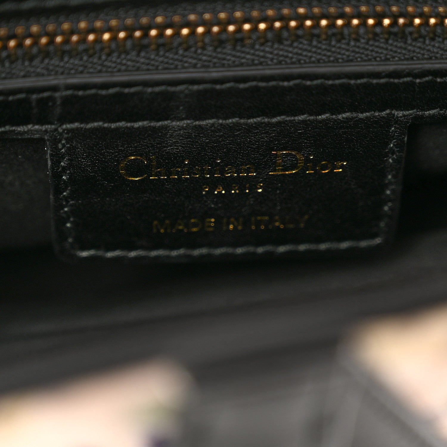 Christian Dior Calfskin Embroidered Kaleidiorscopic Saddle Bag Multicolor 7 of 10