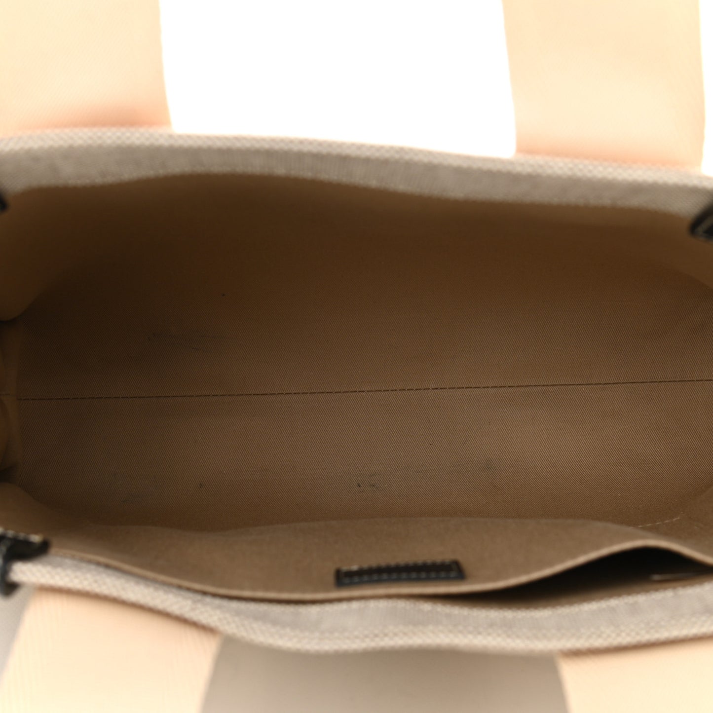 Cotton Calfskin Medium Woody Ribbon Tote White Black