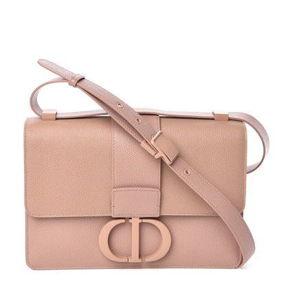 Christian Dior Ultra Matte Grained Calfskin 30 Montaigne Flap Bag Blush 1 of 10