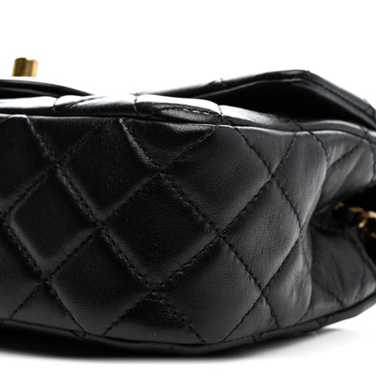 Chanel Lambskin Quilted Mini Rectangular Pearl Crush Flap Black 10 of 13