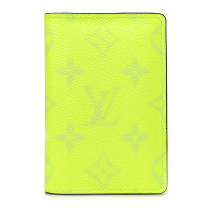 Louis Vuitton Taigarama Pocket Organizer Neon Yellow 1 of 7