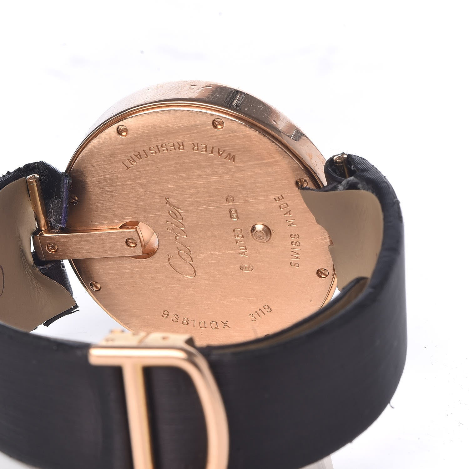 Cartier 18K Pink Gold Satin Diamond Bezel 35mm Captive De Cartier Quartz Watch 4 of 8