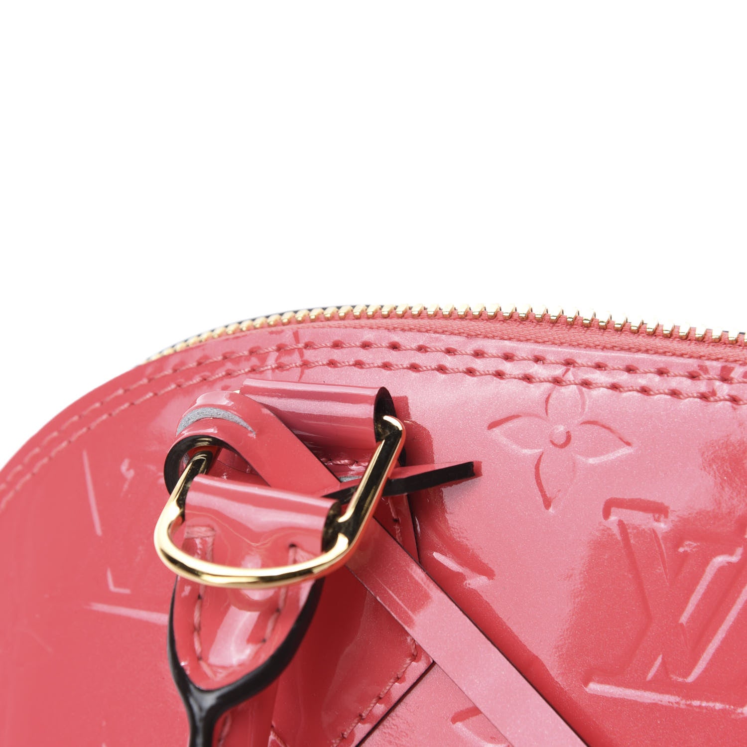 Louis Vuitton Vernis Alma BB Rose Litchi 9 of 13