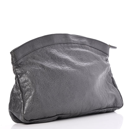 Balenciaga Agneau Giant 12 Rose Gold Hardware Premier Clutch Gris Tarmac 3 of 7