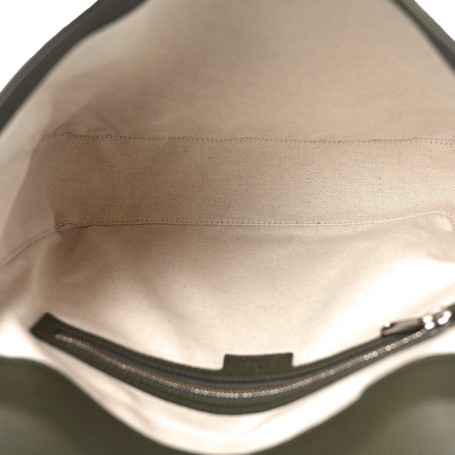 Gucci Piuma Calfskin Jumbo GG Embossed Double Buckle Medium Messenger Bag Dark Vintage Olive 5 of 10