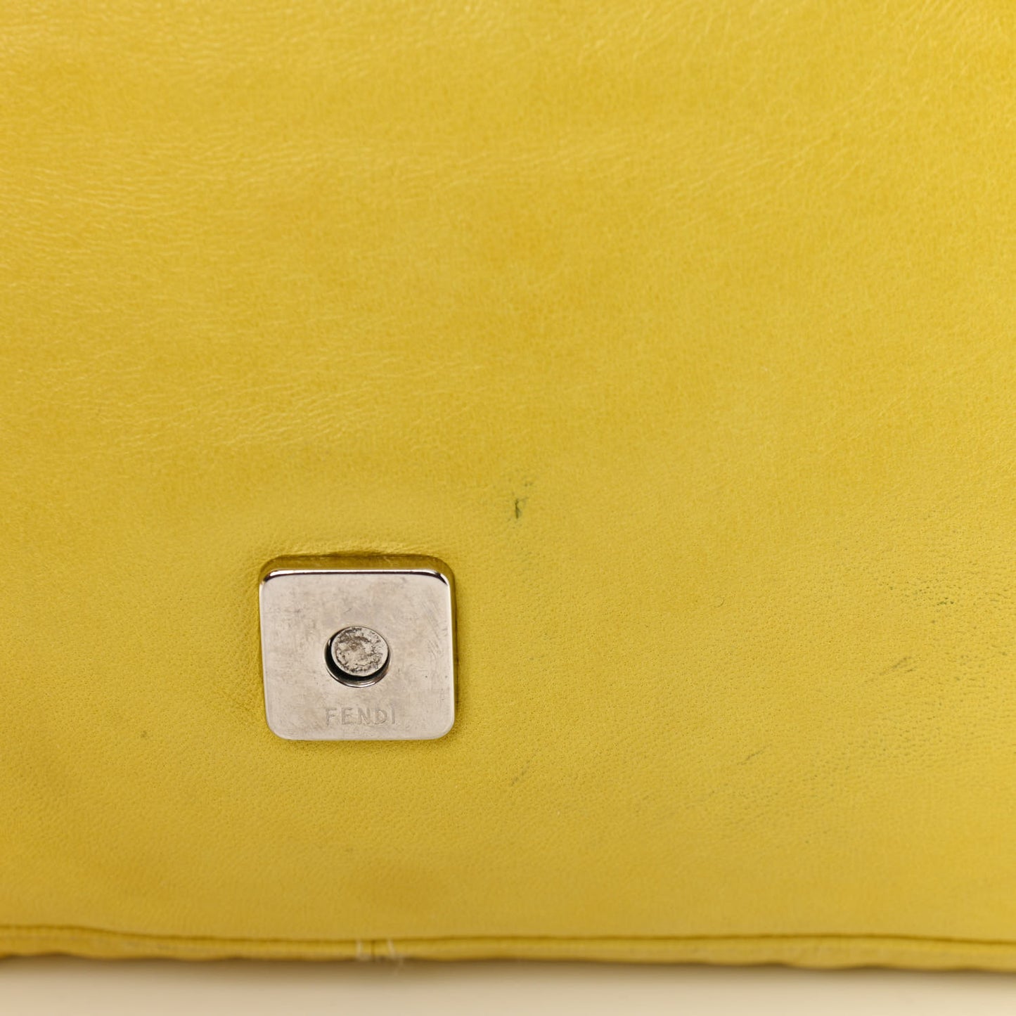 Calfskin Baguette Yellow