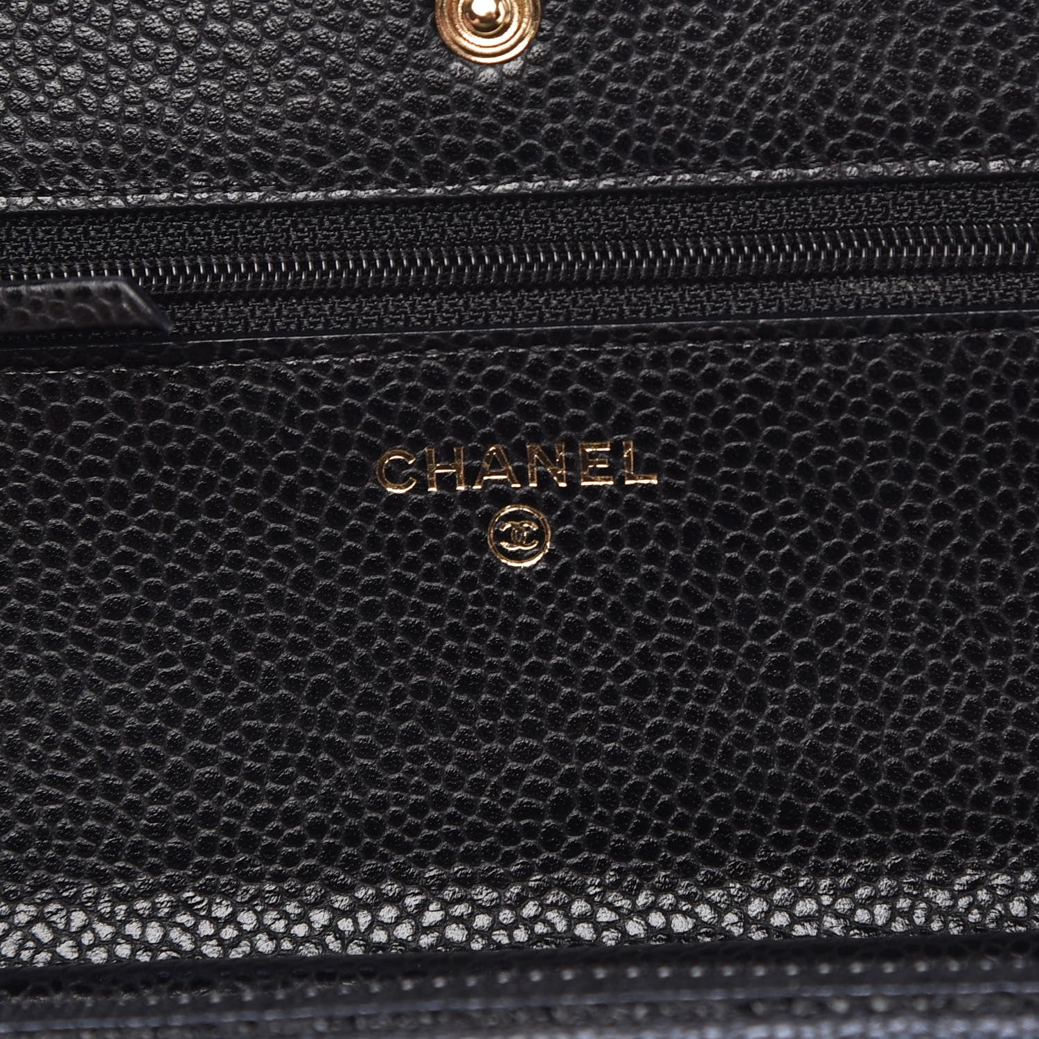 Chanel Caviar Quilted Wallet On Chain WOC Black 6 of 8