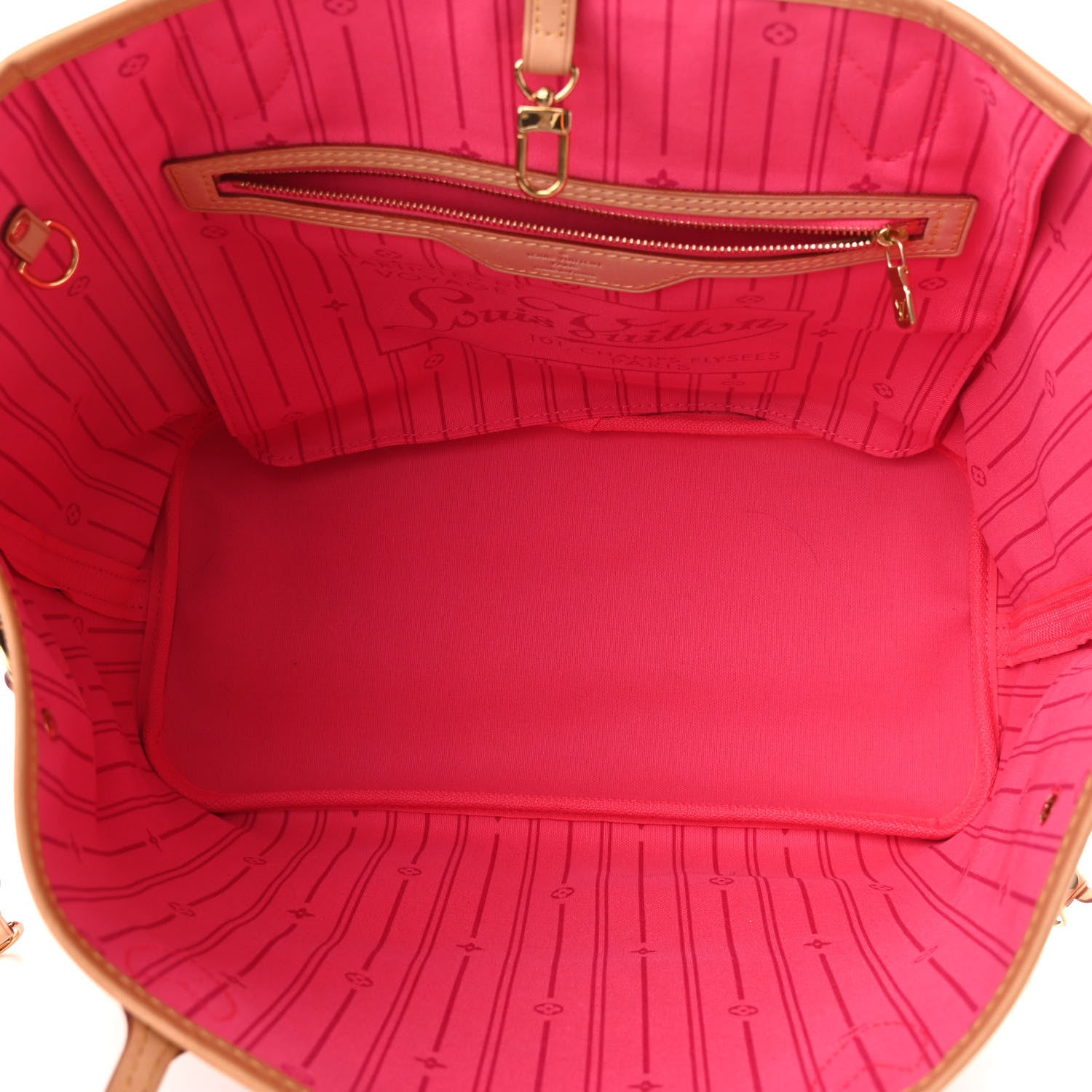 Louis Vuitton Monogram Roses Neverfull MM 5 of 9