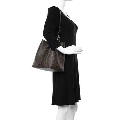 Louis Vuitton Monogram Neonoe MM Black 3 of 8