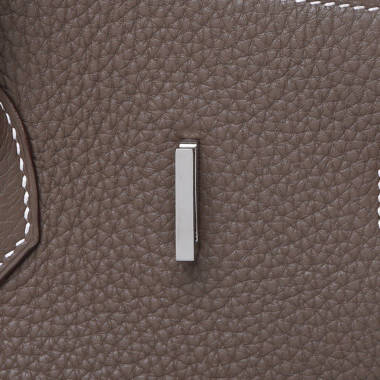 Hermes Taurillon Clemence Birkin 35 Etoupe 20 of 30