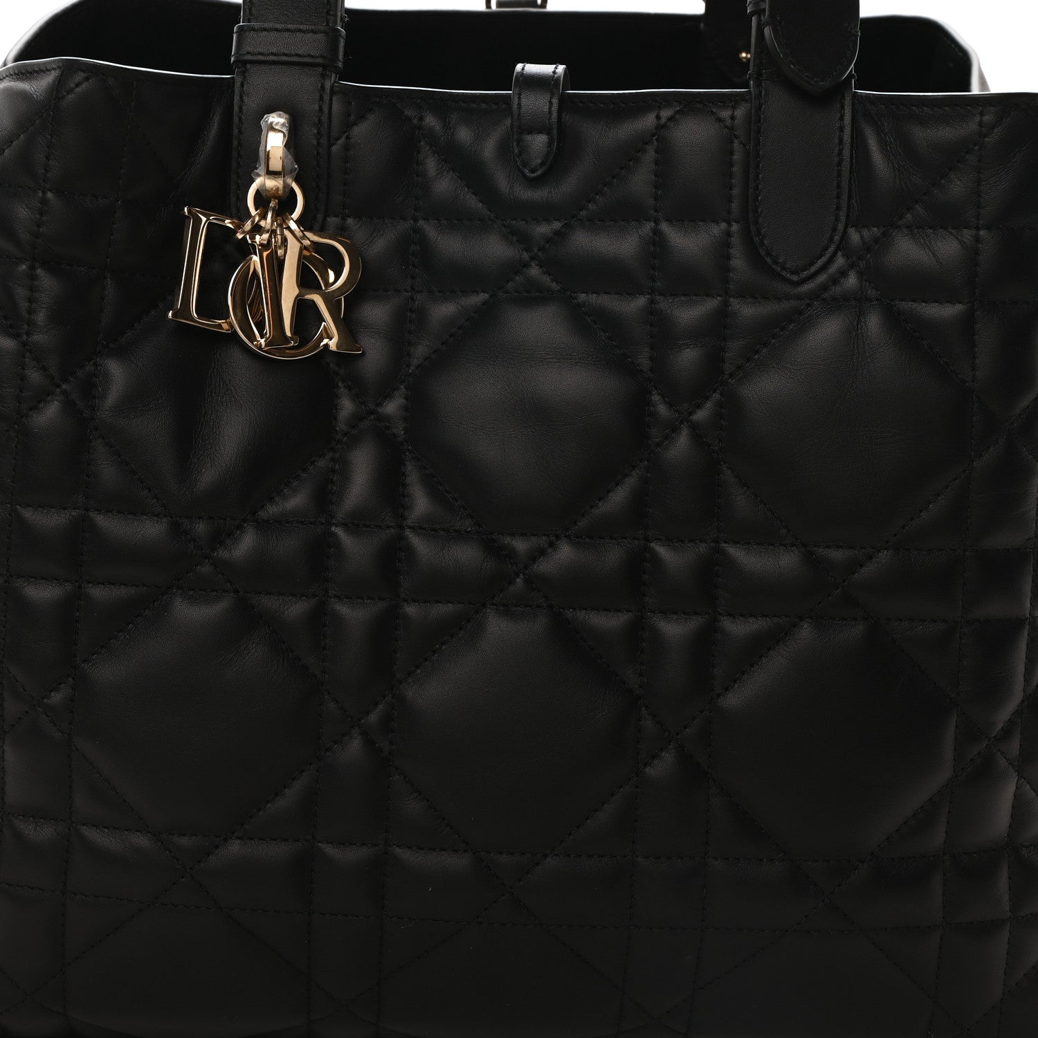 Christian Dior Calfskin Macrocannage Large Toujours Black 9 of 11