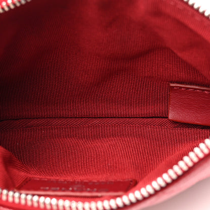Chanel Caviar Quilted Small Cosmetic Case Red 5 of 8