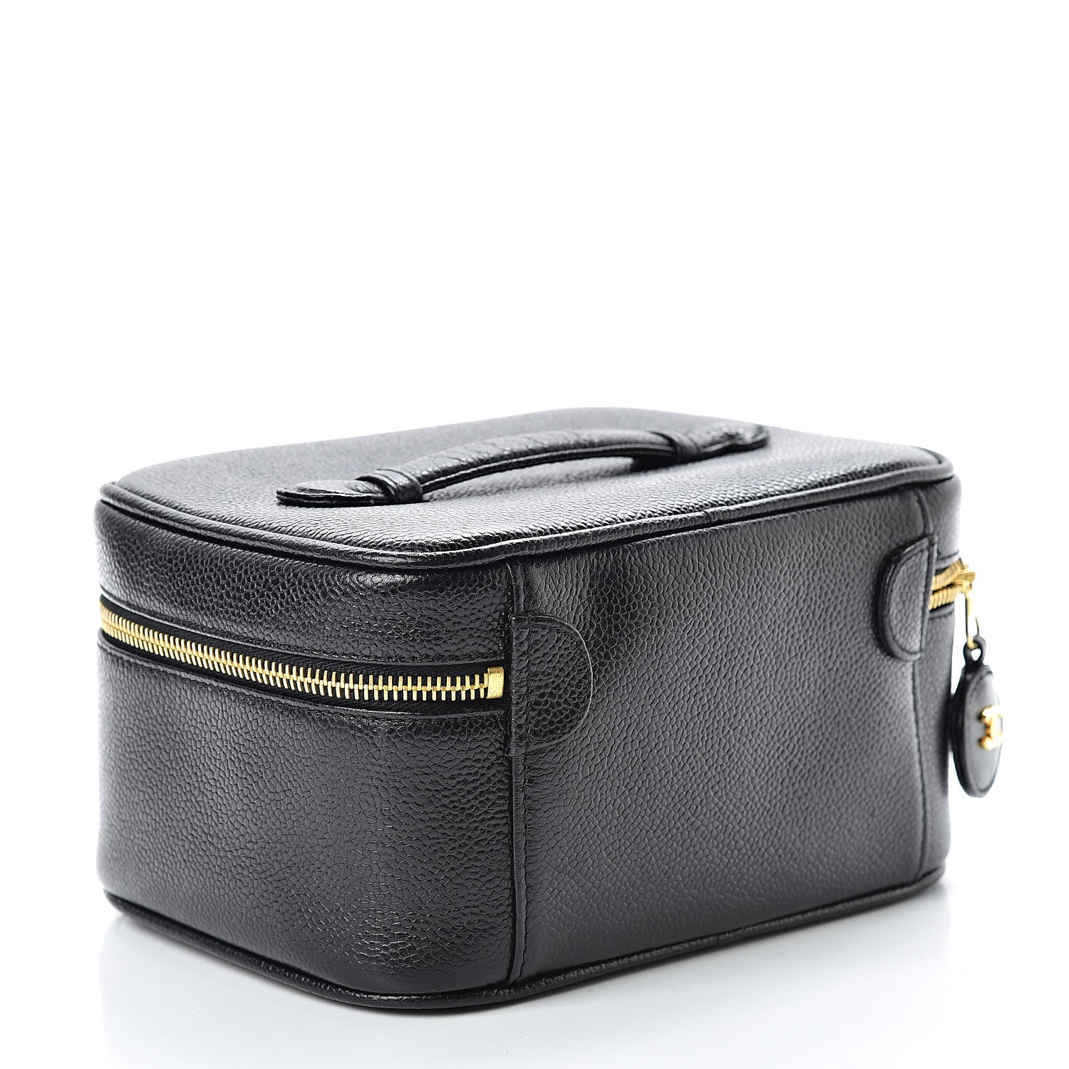 Chanel Caviar Vanity Cosmetic Case Black 3 of 8