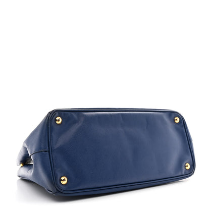 Prada Saffiano Lux Medium Galleria Double Zip Tote Bluette 4 of 14