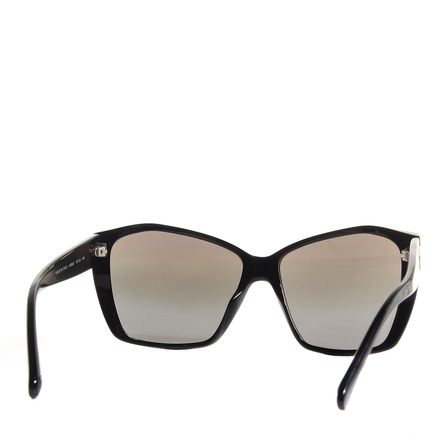 Chanel Cat Eye Polarized CC Sunglasses 40867 Black 2 of 6