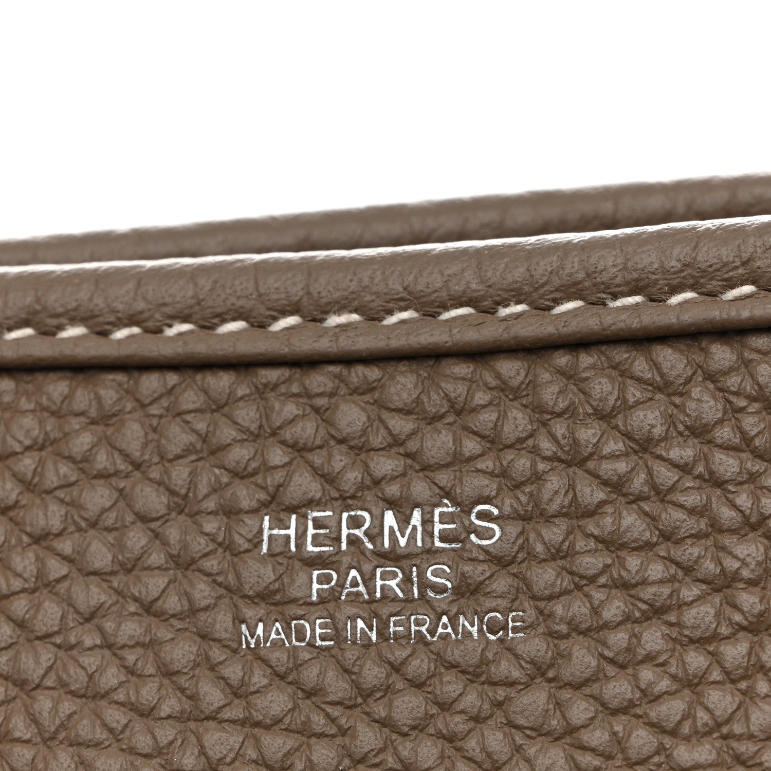 Hermes Taurillon Clemence Evelyne III PM Etoupe 6 of 11