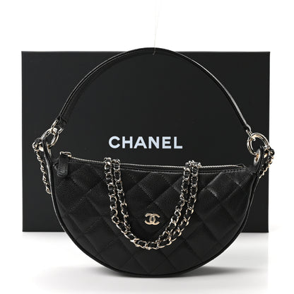 Chanel Caviar Quilted Other Shape With Chain Black 10 of 10