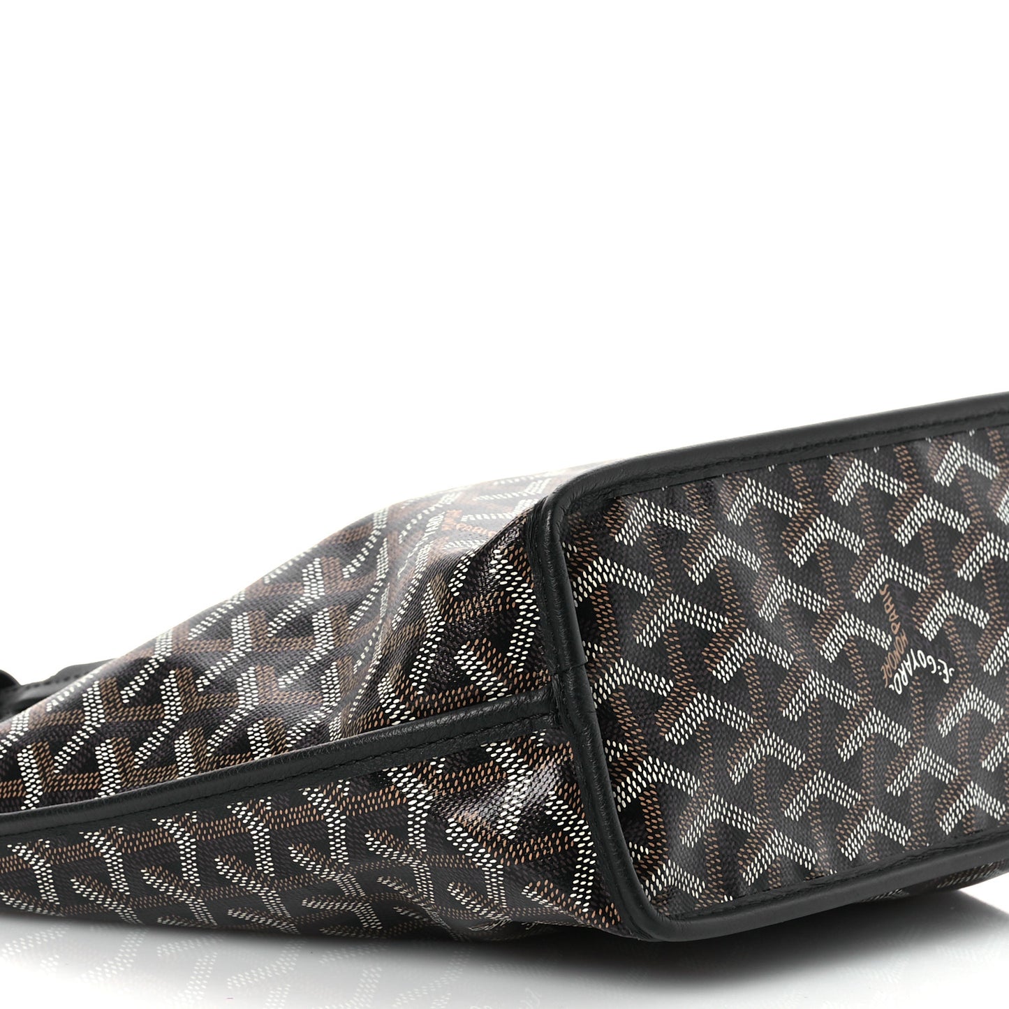 Goyardine Reversible Mini Anjou Black