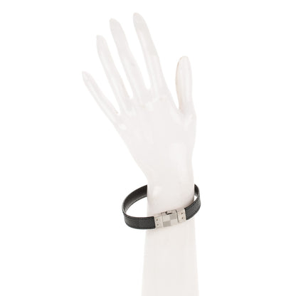 Louis Vuitton Damier Graphite Check It Reversible Bracelet 19 2 of 7