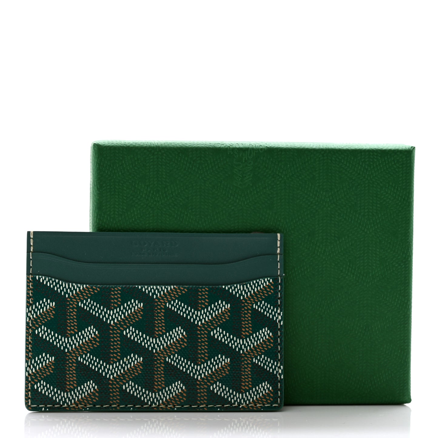 Goyardine Saint Sulpice Card Holder Green