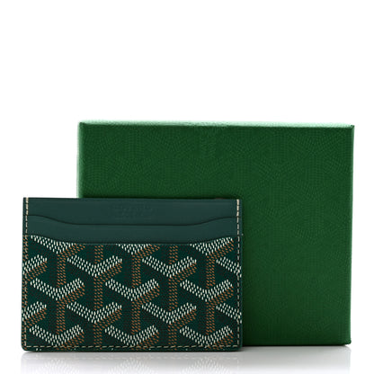 Goyard Goyardine Saint Sulpice Card Holder Green 7 of 7