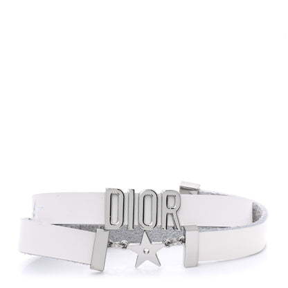 Christian Dior Calfskin Star Dior Double Bracelet White 1 of 4