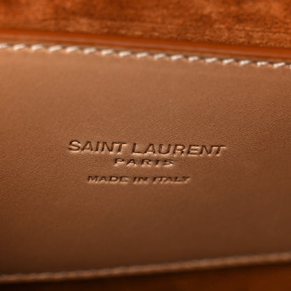 Saint Laurent Smooth Vintage Calfskin Small Kaia Satchel Brown Gold 8 of 12